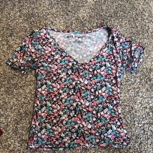 Floral crop top